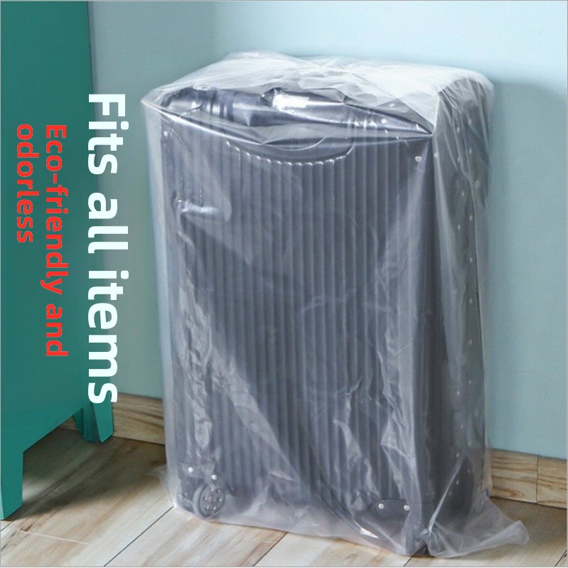 Luggage Protective Cover Transparent - 荷物用超厚手保護カバー 防塵収納バッグ 旅行用スーツケース用透明取り外し不可バッグ