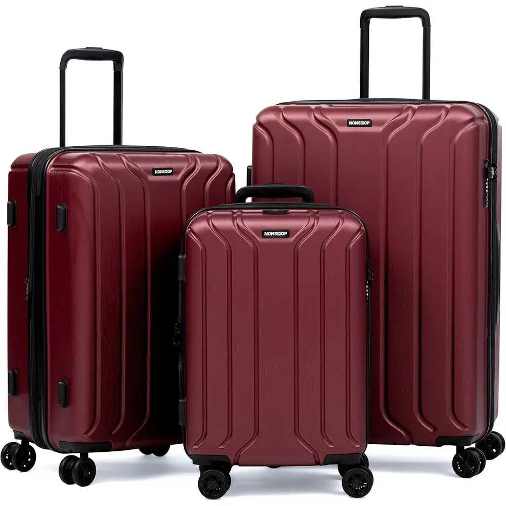 Expandable Hard Shell Luggage Set - 拡張可能なスピナーラゲージセット（ハードシェル、TSAロック、USBポート付き）（3個セット、20/24/28インチ）