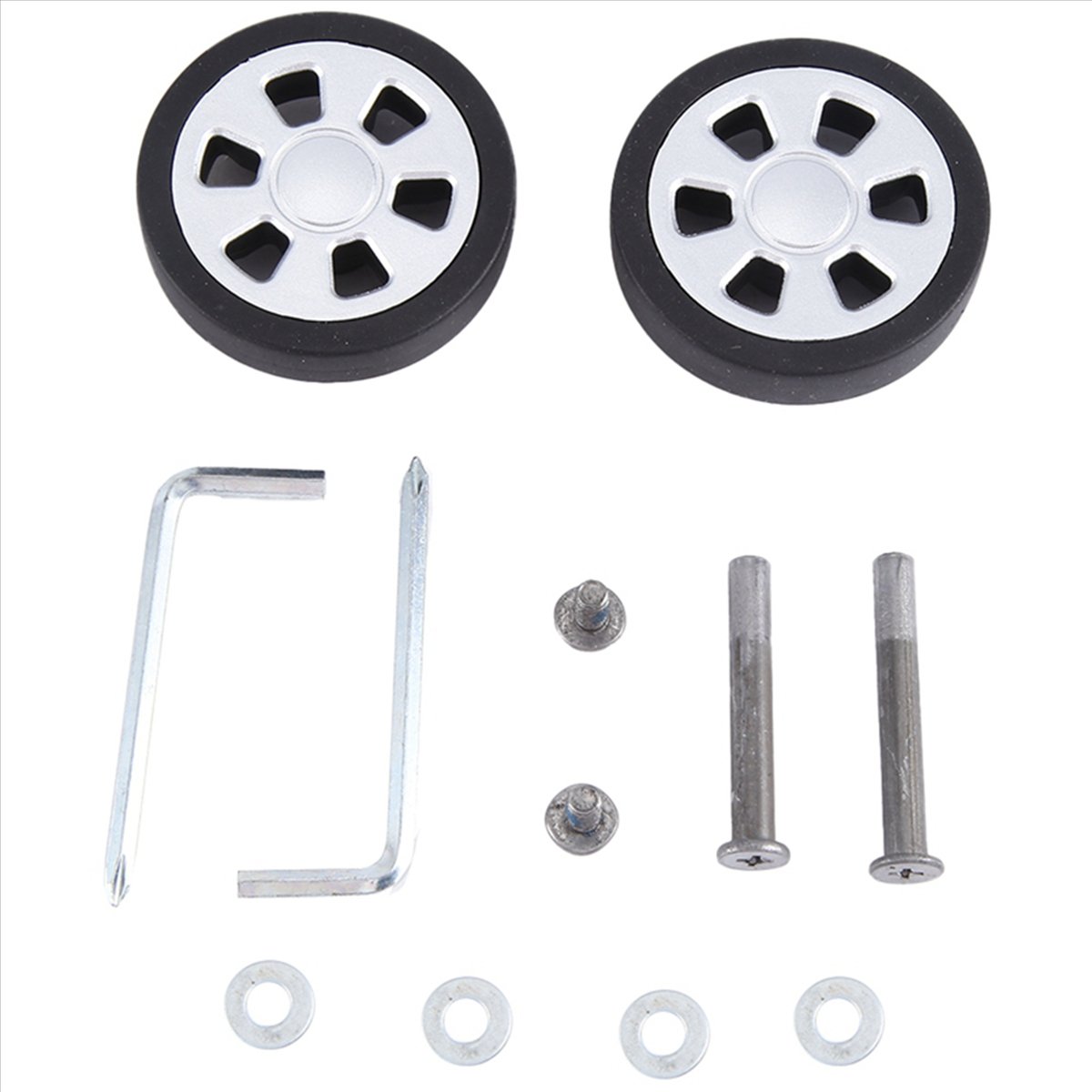 Luggage - ABQR 55x13mm 2個セット 荷物用ホイール スーツケース交換用ホイール、荷物用スーツケース PU