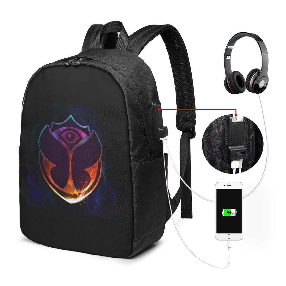 Travel Bags - Tomorrowland バタフライバックパック トラベルノートブックバッグ コンピュータ 大学生 スクールバッグ