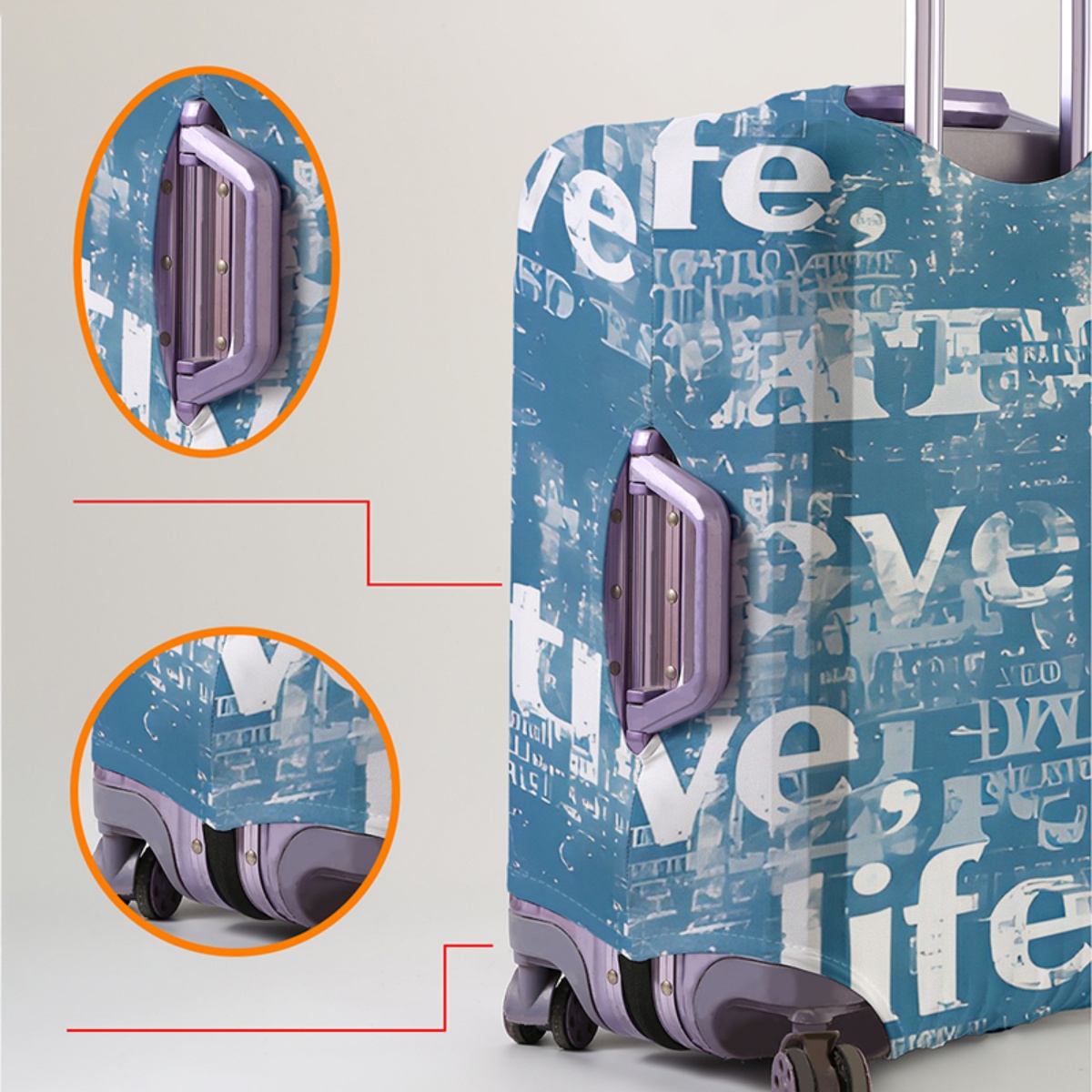 荷物カバープロテクター弾性防水防塵 18-32 インチのスー - Waterproof Suitcase Cover Protector のレビューと価格