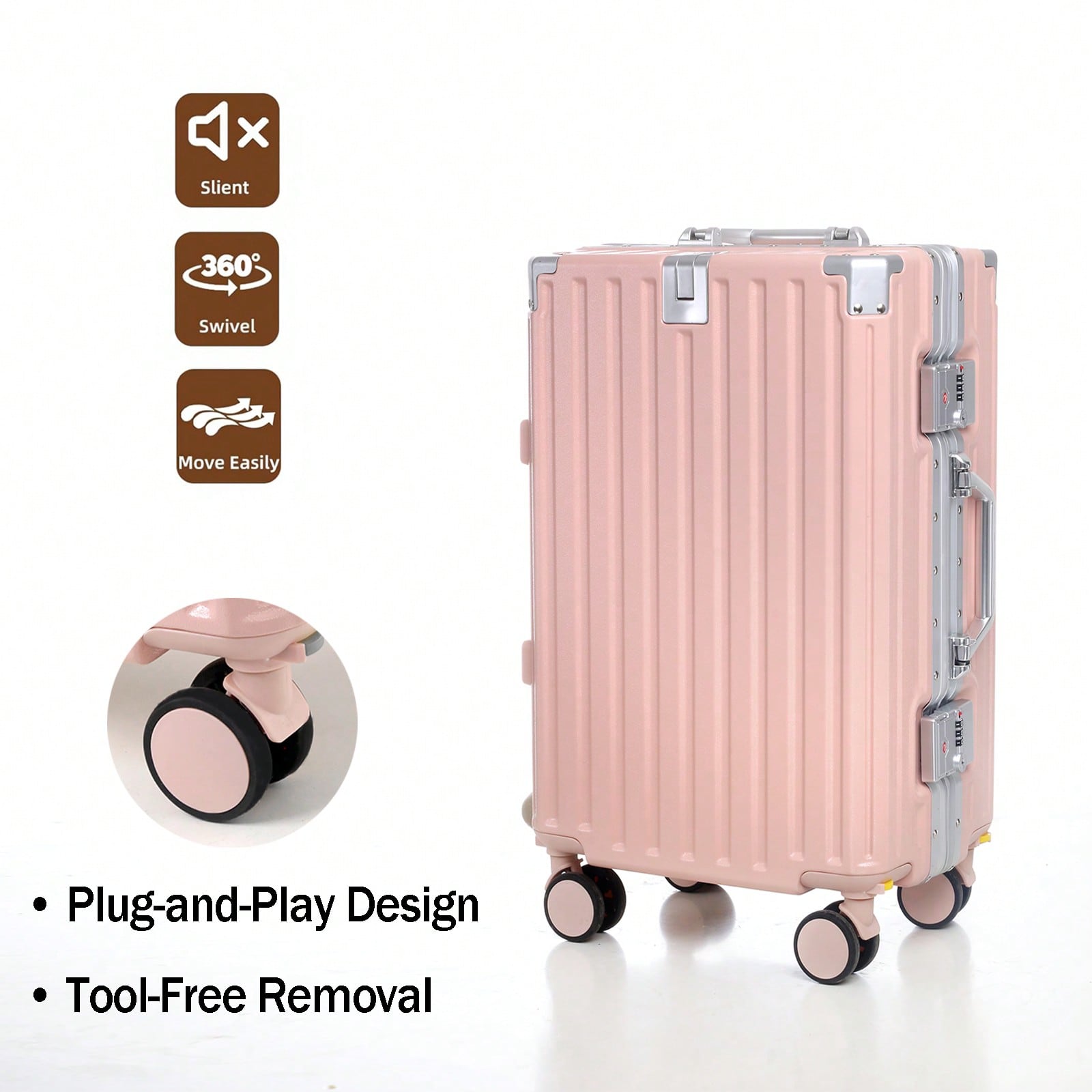 20インチ機内持ち込み可能スーツケース、航空会社承認済み、ア - Aluminum Frame Carry On Luggage のレビューと価格