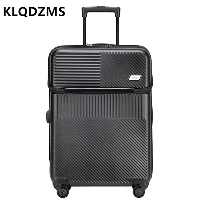 KLQDZMS 20インチ24インチ高品質荷物前開き搭乗ケー - Front Opening Laptop Luggage 24 Inch のレビューと価格