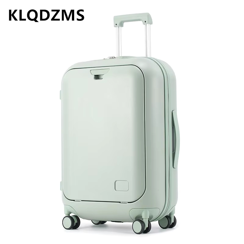 KLQDZMS 18インチ20インチ24インチ旅行スーツケー - Front Opening Laptop Luggage 24 Inch のレビューと価格