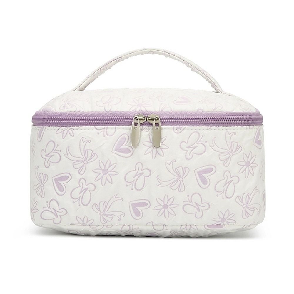 新しい大容量メイクアップバッグ 花柄 ファッションコスメ収納 - Cosmetic Bags のレビューと価格