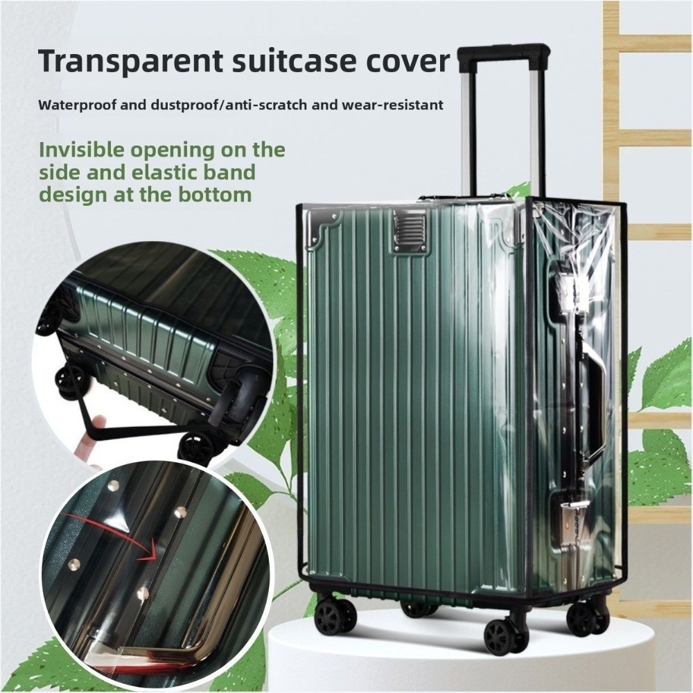 18-30 インチ旅行荷物カバー PVC 透明荷物プロテクタ - Luggage Protective Cover Transparent のレビューと価格