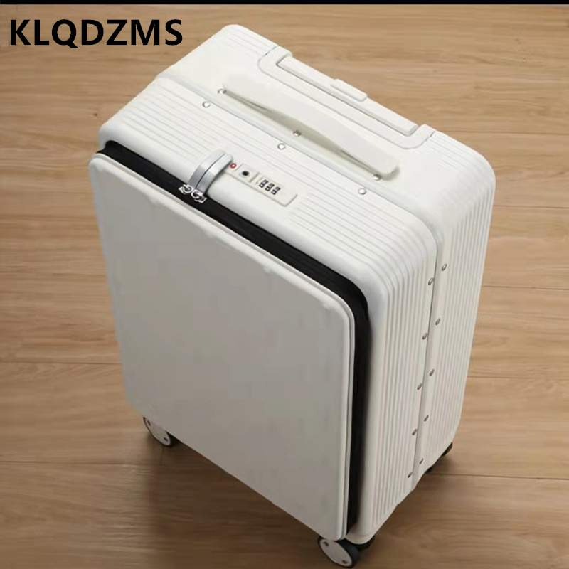 Klqdzms-トラベルラゲッジフロントオープニング、アルミ - Front Opening Laptop Luggage 24 Inch のレビューと価格
