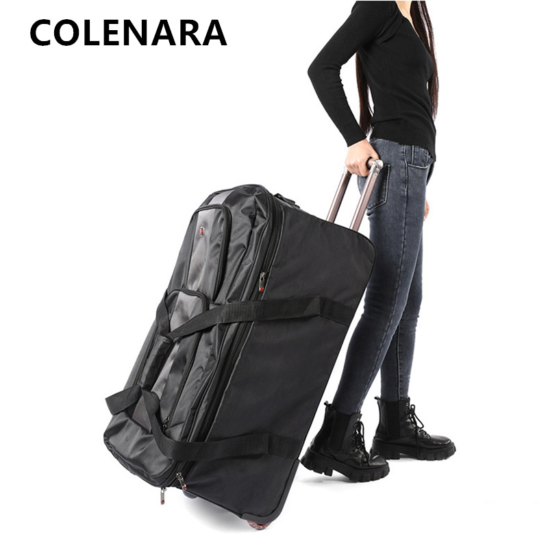 COLENARA 大容量トロリーバッグ 航空貨物バッグ 32 - Foldable Rolling Luggage Bag のレビューと価格