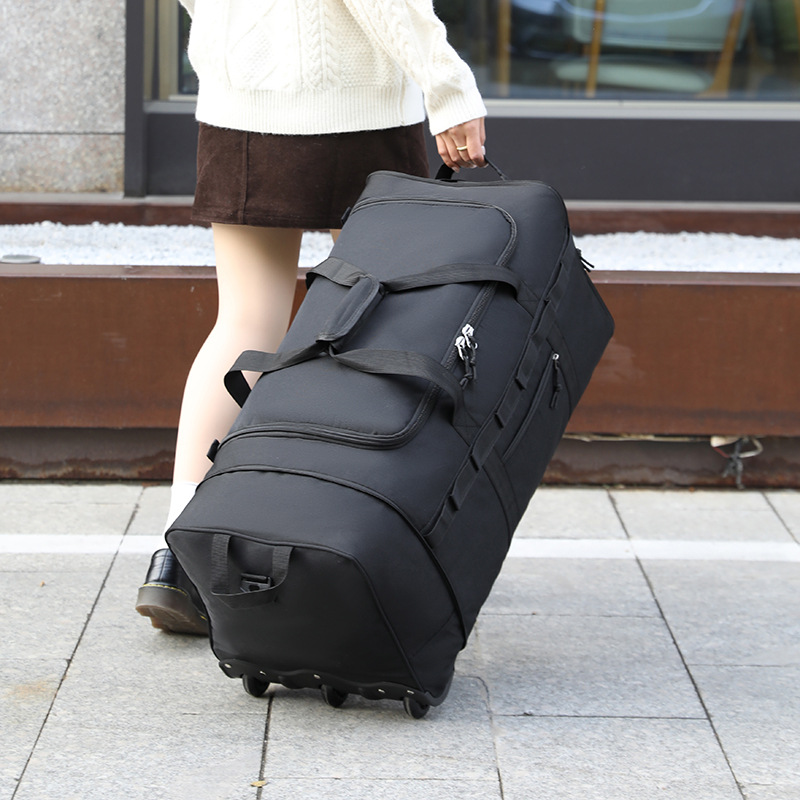 トラベルバッグ 大容量 荷物収納バッグ 折りたたみ式 多機能 - Foldable Rolling Luggage Bag のレビューと価格