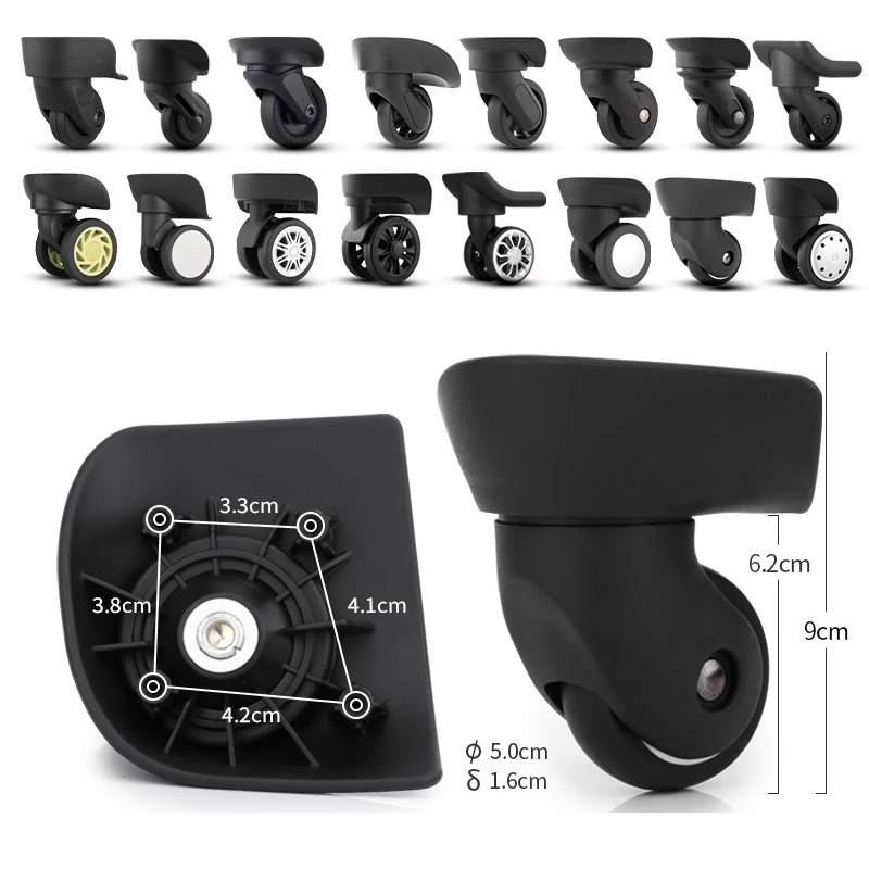スーツケースホイールサムソナイトアクセサリー交換用耐荷重ホイ - Silent Replacement Luggage Wheels のレビューと価格