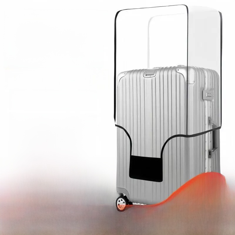 厚手の防水透明ラゲージカバー、旅行用スーツケース用保護スリー - Luggage Protective Cover Transparent のレビューと価格