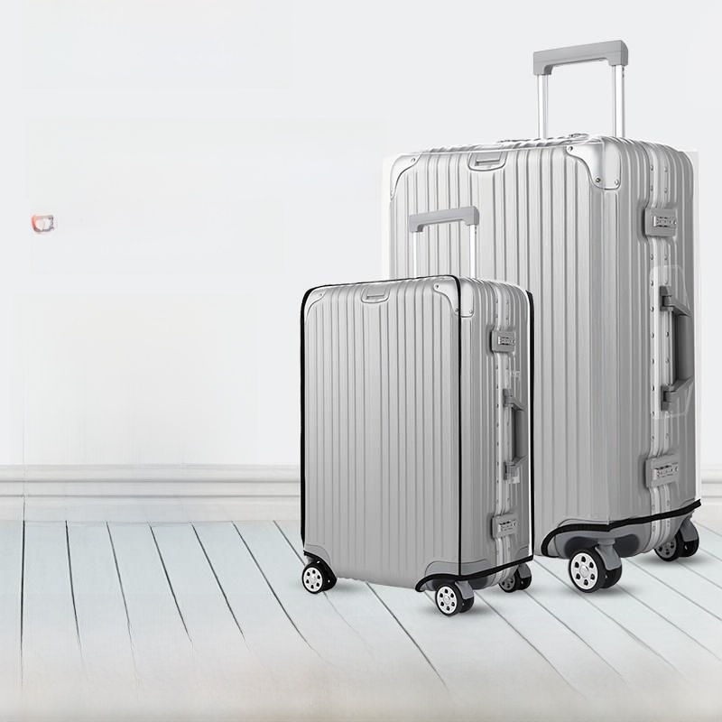 厚手の防水透明ラゲージカバー、旅行用スーツケース用保護スリー - Luggage Protective Cover Transparent のレビューと価格