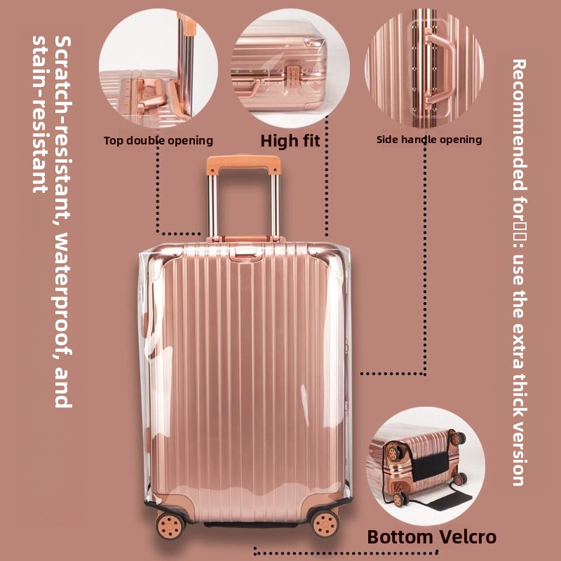 厚手の荷物用保護カバー 透明 防水 耐摩耗性 チェックイン手 - Luggage Protective Cover Transparent のレビューと価格