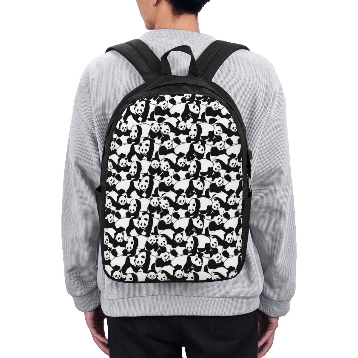 パンダ柄バックパック旅行ノートブックバッグコンピュータ大学生 - Backpacks のレビューと価格