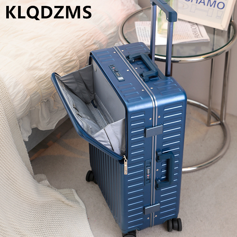 KLQDZMS ハンドヘルド旅行スーツケース フロントオープ - Front Opening Laptop Luggage 24 Inch のレビューと価格