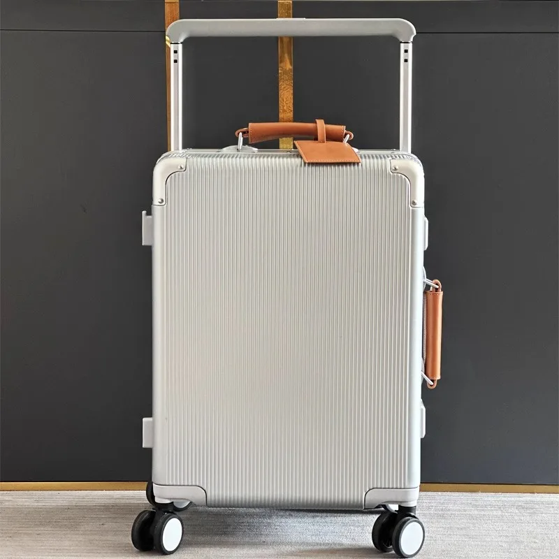 スーツケース 幅広ハンドル トラベルスーツケース メンズ 2 - Aluminum Frame Carry On Luggage のレビューと価格